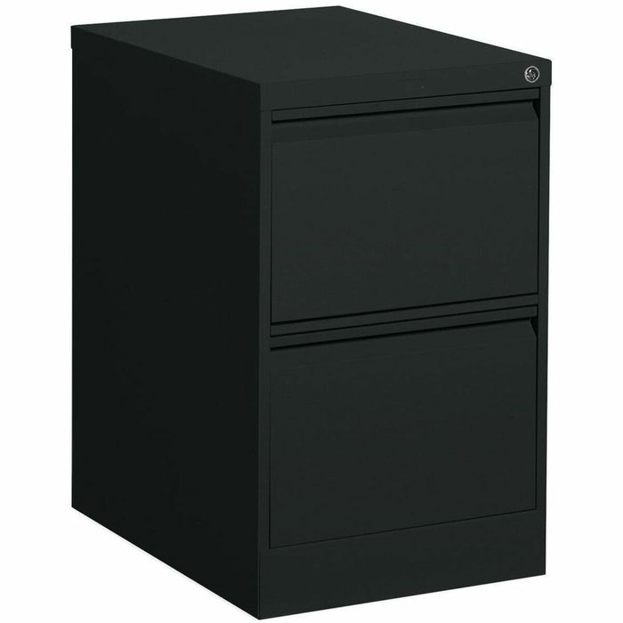 Offices To Go 2 Drawer Legal Width Vertical File - 18.15" (46.10 cm) Width x 25" (63.50 cm) Depth x 29" (73.66 cm) Height - 2 x Drawer(s) for File - Legal - Vertical - Ball-bearing Suspension, Lockable, Pull-out Drawer - Black