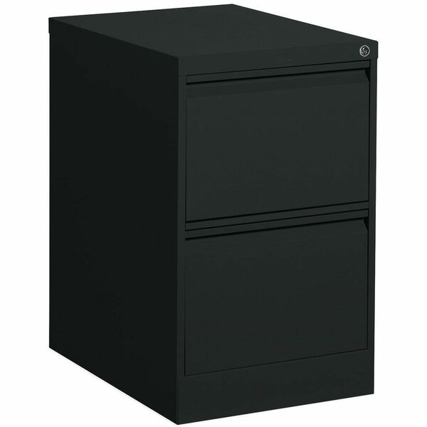 Offices To Go 2 Drawer Legal Width Vertical File - 18.15" (46.10 cm) Width x 25" (63.50 cm) Depth x 29" (73.66 cm) Height - 2 x Drawer(s) for File - Legal - Vertical - Ball-bearing Suspension, Lockable, Pull-out Drawer - Black