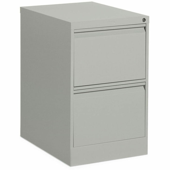 Offices To Go 2 Drawer Legal Width Vertical File - 18.15" (46.10 cm) Width x 25" (63.50 cm) Depth x 29" (73.66 cm) Height - 2 x Drawer(s) for File - Legal - Vertical - Ball-bearing Suspension, Lockable, Pull-out Drawer - Gray