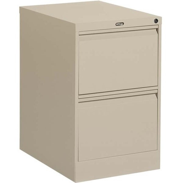 Offices To Go 2 Drawer Legal Width Vertical File - 8.2" (207.01 mm) Width x 25" (635 mm) Depth x 29" (736.60 mm) Height - 2 x Drawer(s) for File - Legal - Vertical - Ball-bearing Suspension, Lockable, Pull-out Drawer - Nevada