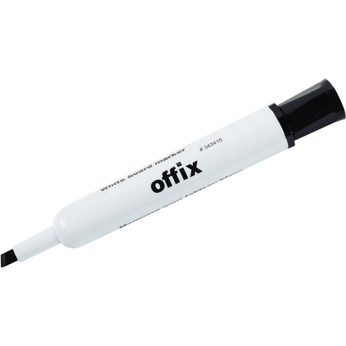 Offix Dry Erase Whiteboard Marker - Black Ink - 1 Each