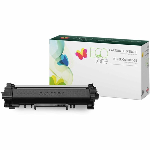 EcoTone Toner Cartridge - Remanufactured for Brother TN760 - Black - 3000 Pages - 1 Pack