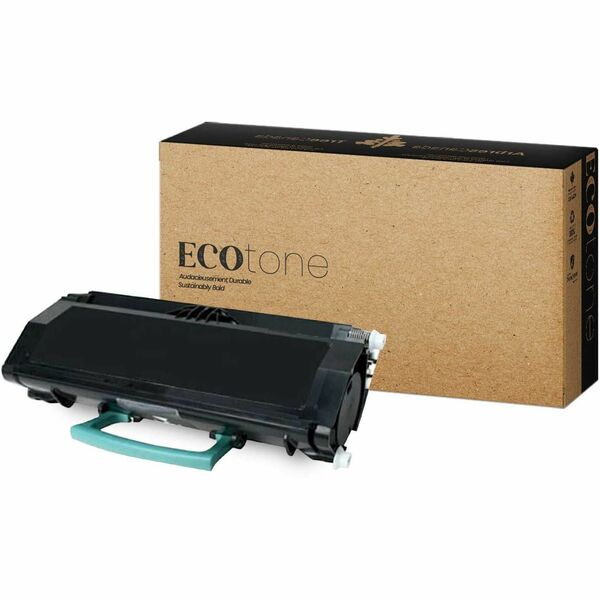 EcoTone Toner Cartridge - Remanufactured for Lexmark E260A11A - Black - 3500 Pages - 1 Pack