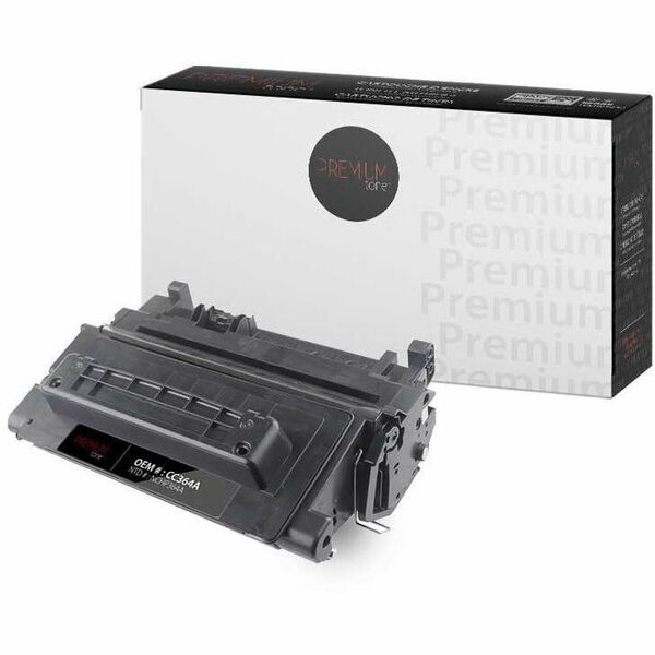 Premium Tone Toner Cartridge - Alternative for Hewlett Packard CC364A / 64A - Black - 10000 Pages - 1 Pack