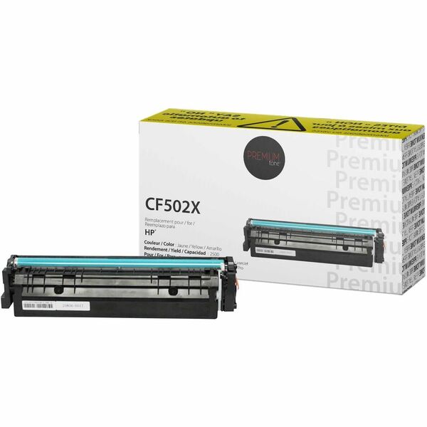 Premium Tone Toner Cartridge CF502X - Yellow - 1 Each - 2500 Pages