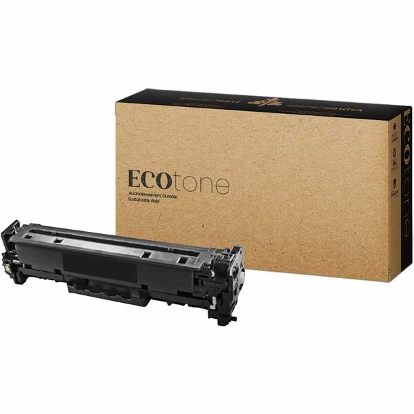 EcoTone Toner Cartridge - Remanufactured for Hewlett Packard CC530A - Black - 3500 Pages - 1 Pack