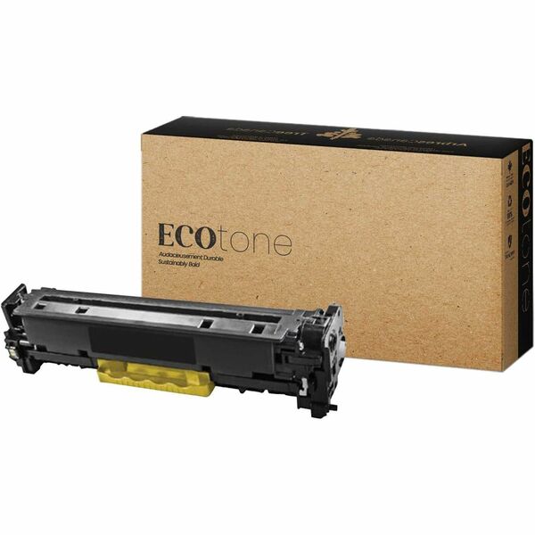 EcoTone Toner Cartridge - Remanufactured for Hewlett Packard CC532A / 304A - Yellow - 2800 Pages - 1 Pack