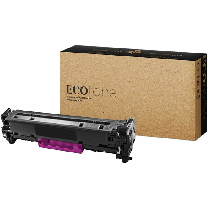 EcoTone Toner Cartridge - Remanufactured for Hewlett Packard CC533A / 304A - Magenta - 2800 Pages - 1 Pack