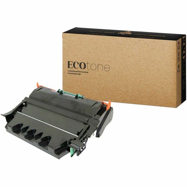EcoTone Toner Cartridge - Remanufactured for Lexmark 654X11A - Black - 36000 Pages - 1 Pack