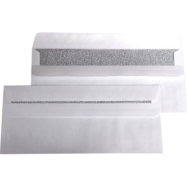 Supremex Flip-N-Fold Envelopes #10, 500/box - #10 - 24 lb (10886.22 g) - Press and Seal - White - Wove - 500 / Box