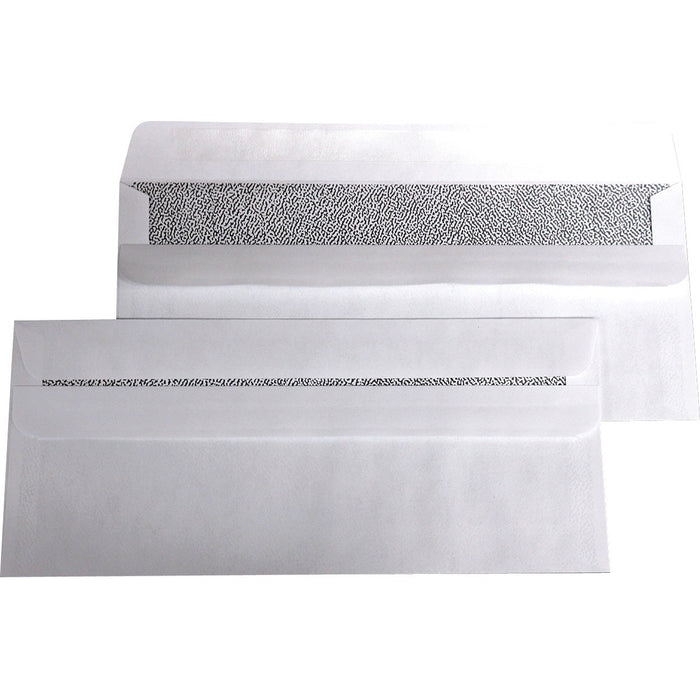 Supremex Flip-N-Fold Envelopes #10, 500/box - #10 - 24 lb (10886.22 g) - Press and Seal - White - Wove - 500 / Box