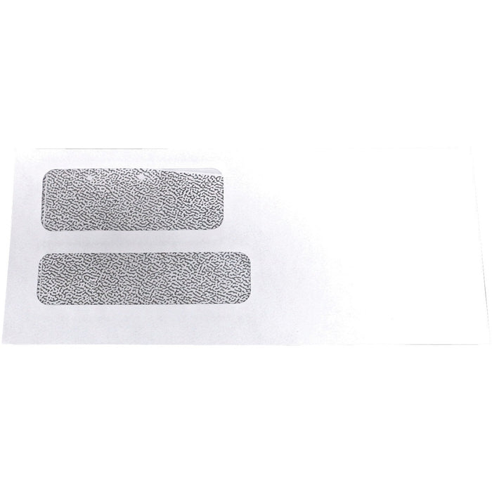 Supremex Peel & Seal Double Window Envelopes #9 500/box - Double Window - #9 - 24 lb (10886.22 g) - White - 500 / Box