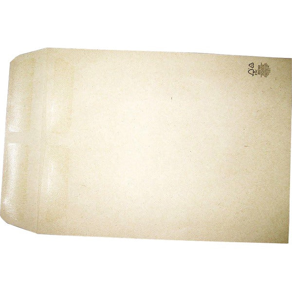 Supremex Press to Seal Kraft Envelopes Natural 20/pkg - 24 lb (10886.22 g) - Self-sealing - Natural - 20 / Pack