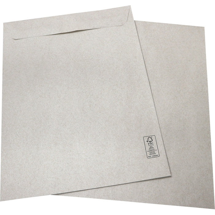 Supremex Peel to Seal Kraft Envelopes 9" x 12" 100/pkg - 24 lb (10886.22 g) - Peel & Seal - Natural Kraft - 100 / Pack