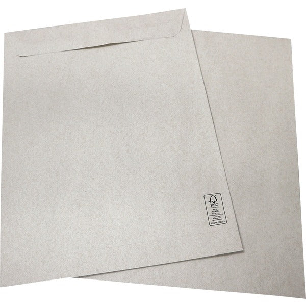 Supremex Peel and Seal Kraft Envelopes 10" x 13" 100/pkg - Double Window - 24 lb (10886.22 g) - Peel & Seal - Natural Kraft - 100 / Pack