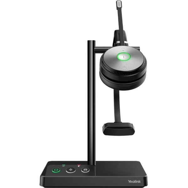 Yealink WH62 Mono Teams Headset - Mono - Wireless - DECT CAT-iq - 525 ft (160.02 m) - 32 Ohm - 20 Hz to 10 kHz - Over-the-head - Monaural - Supra-aural