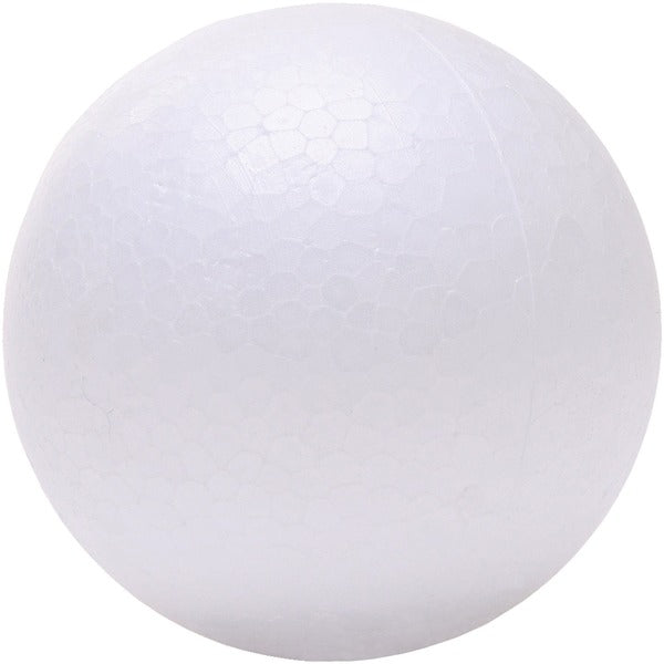DBLG Import Styrofoam Balls - 25mm - Decoration, Craft Project, Science Project, Diorama, Holiday Craft - 0.98" (25 mm) Diameter - Styrofoam - 24 / Bag
