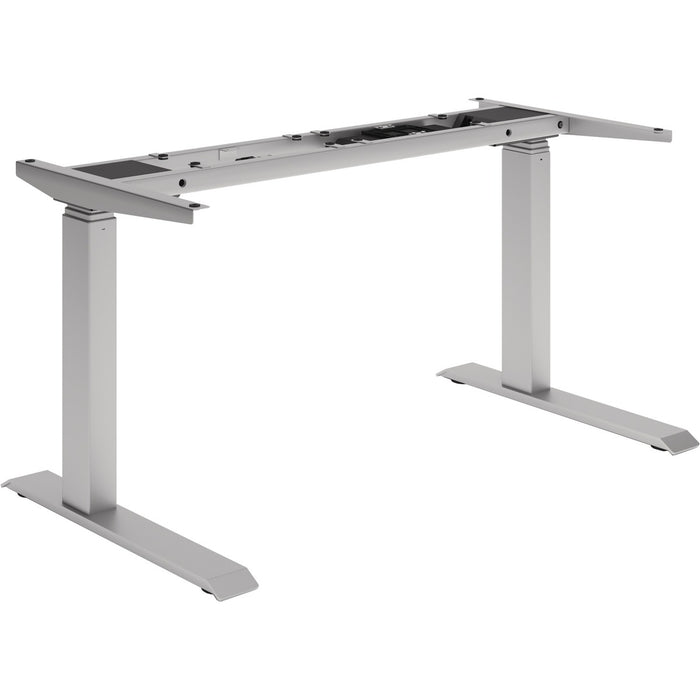 Heartwood Calypso CAL-E1-2LEG Table Base - 50" (1270 mm) Height - Finish: Silver Metal - 1 Each