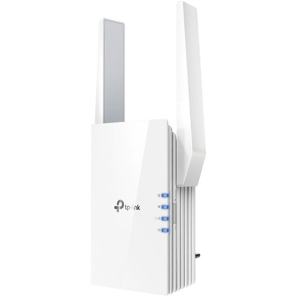 TP-Link RE605X 802.11ax 1.76 Gbit/s Wireless Range Extender - 2.40 GHz, 5 GHz - 2 x External Antenna(s) - MIMO Technology - 1 x Network (RJ-45) - Gigabit Ethernet - 10 W - 1 Pack