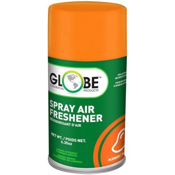 Globe Air-Pro Metered Spray Refill 180gr - Mango - Spray - 169901.08 L - 187.79 mL - Mango - Odor Neutralizer - 1 Each
