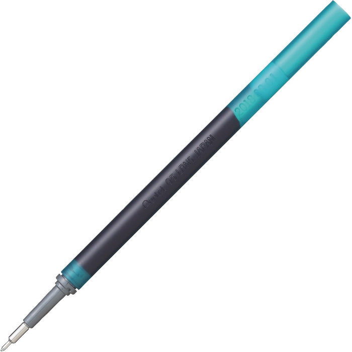 EnerGel EnerGel InFree Retractable Gel Pen Refill 0.5 mm - 0.5 mm (0.02") - Turquoise Ink - Glob-free, Quick-drying Ink, Retractable, Smooth Writing, Smear Proof - 1 Each