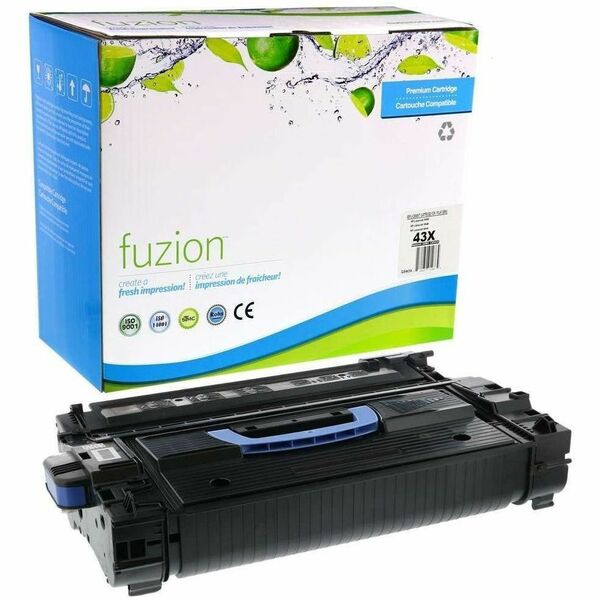 fuzion Remanufactured Toner High Yield for HP C8543X (43X) - Black - Yield: 30000