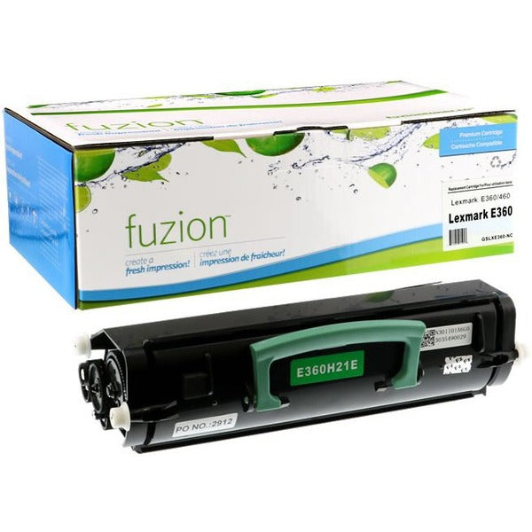 fuzion Laser Toner Cartridge - Alternative for Lexmark E360H11A - Black - 1 Each - 9000 Pages