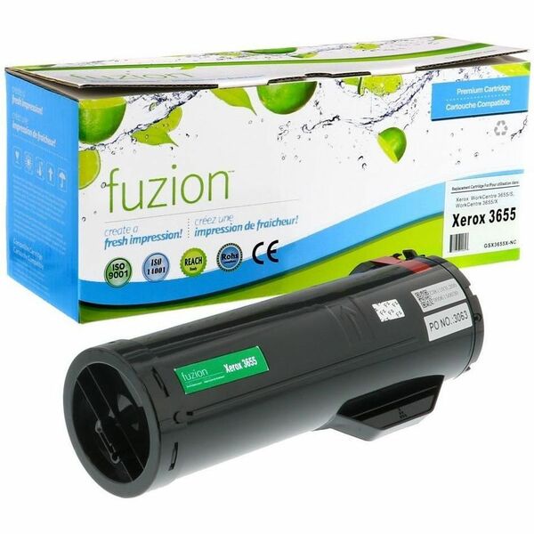 fuzion Compatible Toner High Yield for Xerox 106R02740 - Black - Yield: 25900