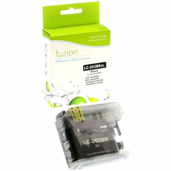 fuzion Compatible Inkjet for Brother LC203 - Black - Yield: 550