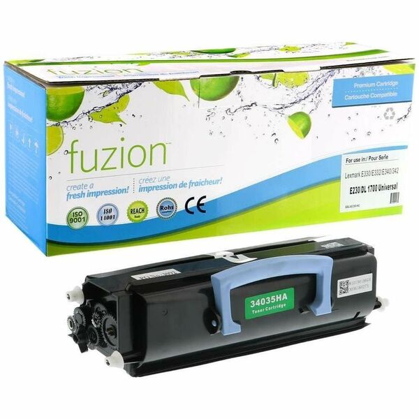 fuzion Compatible Toner for Lexmark 34035HA - Black - Yield: 6000