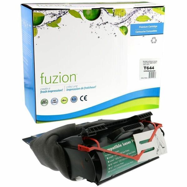 fuzion Lexmark 64415XA Remanufactured Toner High Yield - Black - Yield: 32000