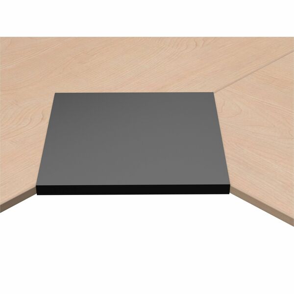 Global eO+ Keyboard Corner Plate - 18" (457.20 mm) Length x 18" (457.20 mm) Width x 1" (25.40 mm) Height - Black