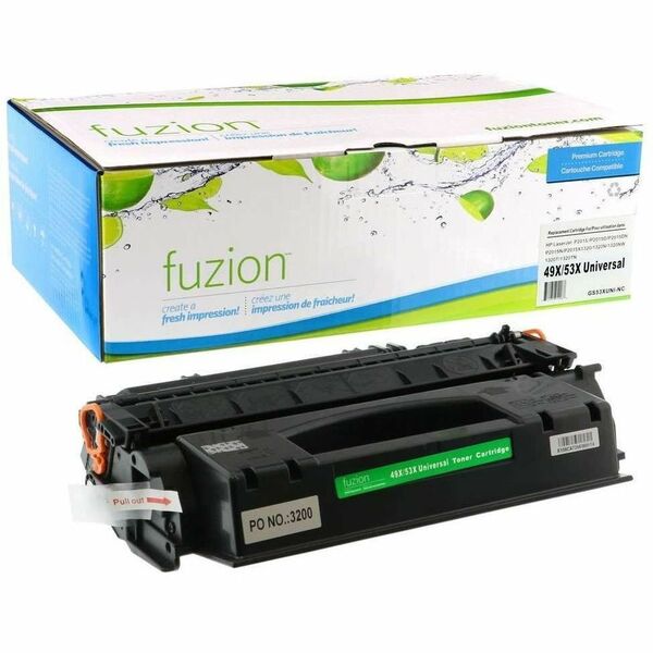 fuzion Compatible Toner for HP Q5949X/Q7553X Universal - Black - Yield: 7000