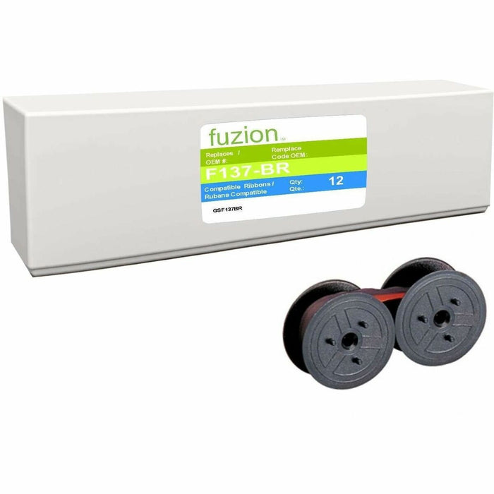 fuzion Universal Calculator Spool - Black/Red - BOX OF 12