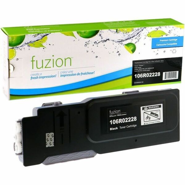 fuzion Laser Toner Cartridge (X6600K) - Black Pack - 8000 Pages