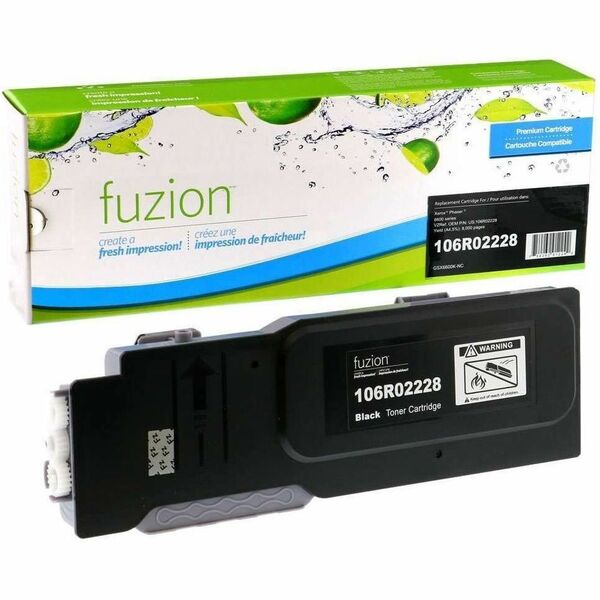 fuzion Compatible Toner for Xerox 106R02228 - Black - Yield: 8000