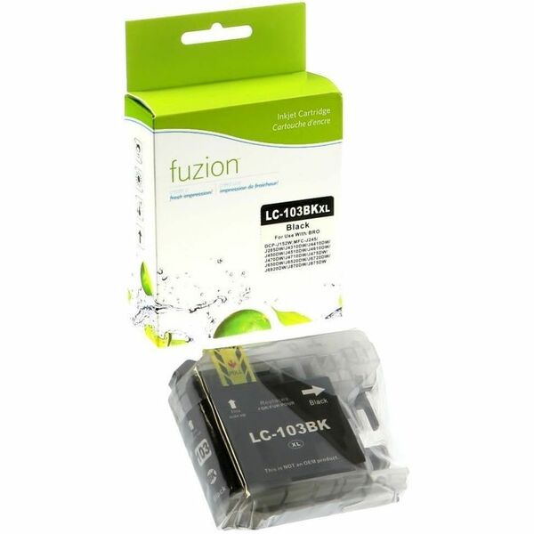 fuzion Compatible Inkjet for Brother LC103 - Black - Yield: 600