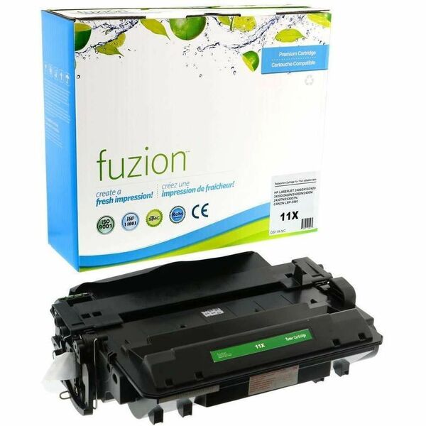 fuzion Compatible Toner High Yield for HP Q6511X (11X) - Black - Yield: 12000