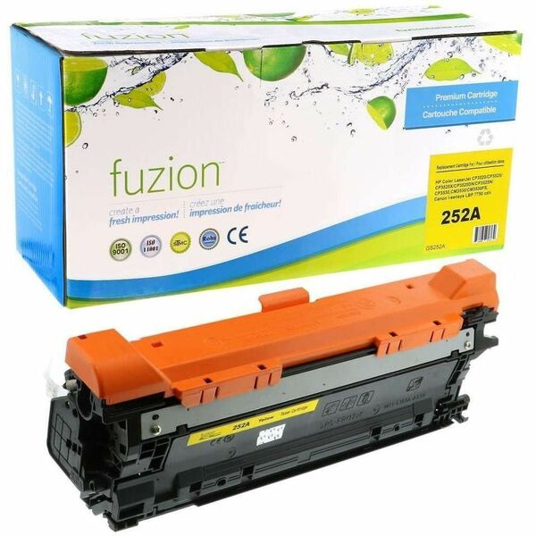 fuzion Remanufactured Toner for HP CE252A (504A) - Yellow - Yield: 7000