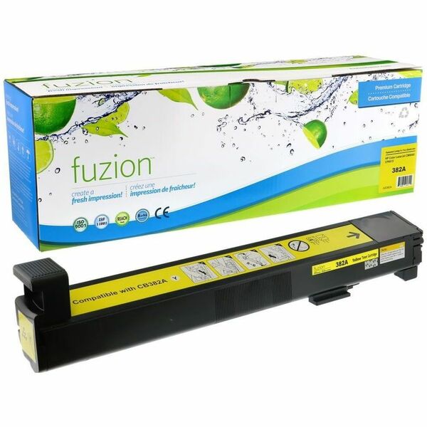 fuzion Laser Toner Cartridge - Alternative for HP 382A - Yellow Pack - 21000 Pages