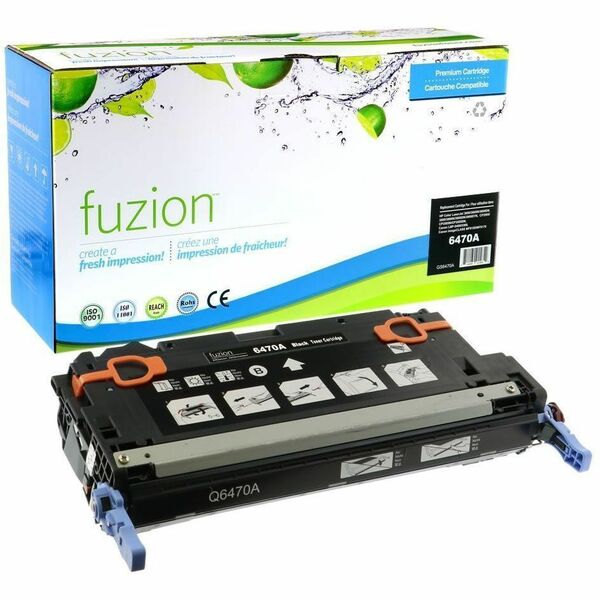 fuzion Laser Toner Cartridge (Q6470A) - Black Pack - 6000 Pages