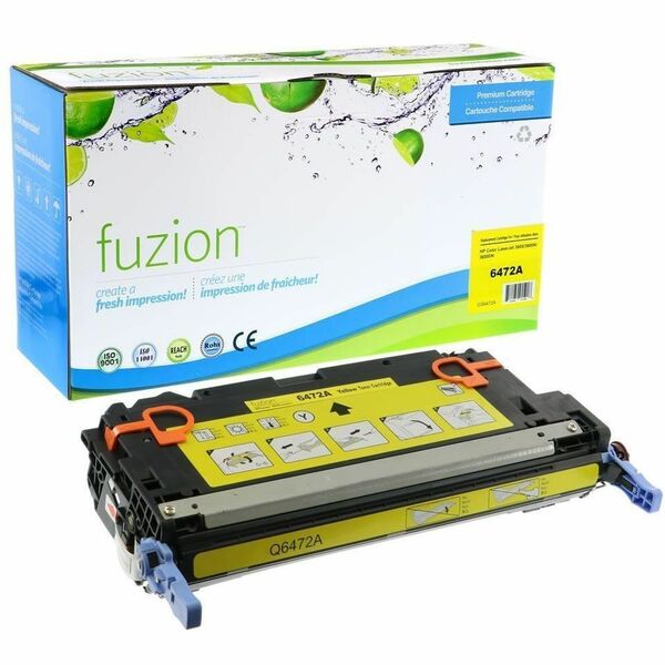 fuzion Laser Toner Cartridge Q6472A - Yellow - 1 Each - 4000 Pages