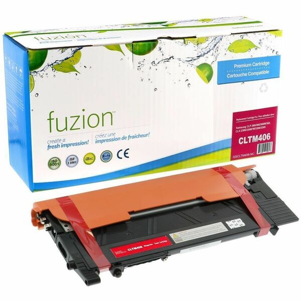 fuzion Samsung CLTM406S Compatible Toner - Magenta - 1 Each
