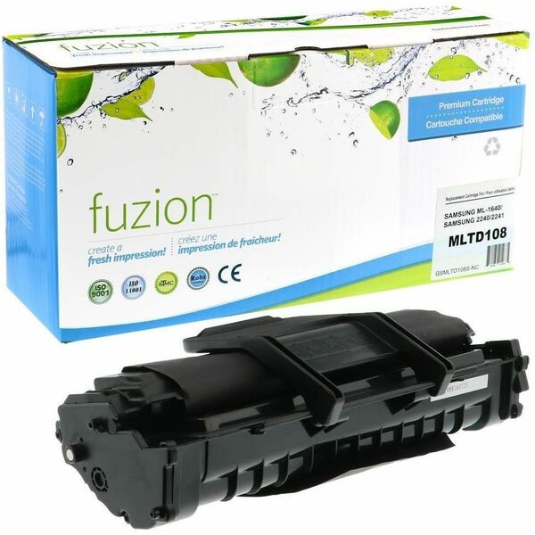 fuzion Laser Toner Cartridge MLTD108S - Black - 1 Each - 1500 Pages