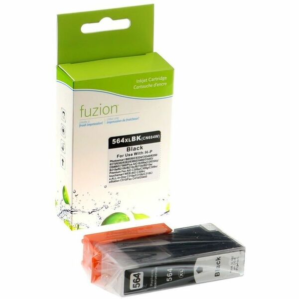 fuzion Compatible Inkjet for HP #564XL - Black - Yield: 800