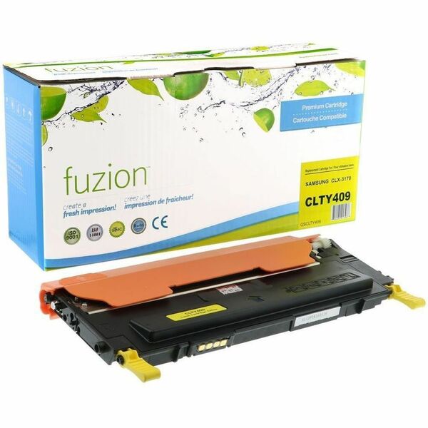 fuzion Laser Toner Cartridge CLTY409 - Yellow Pack - 1500 Pages