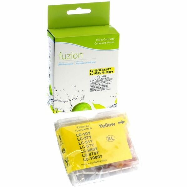 fuzion - Alternative for Brother LC51 Compatible Inkjet - Yellow - 400 Pages