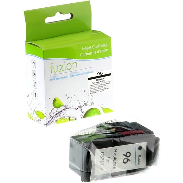 fuzion High Yield Inkjet Ink Cartridge - Alternative for HP 96 - Black - 1 Each - 860 Pages