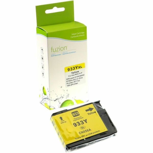 fuzion Inkjet Ink Cartridge - Alternative for HP 933XL - Yellow Pack - 825 Pages