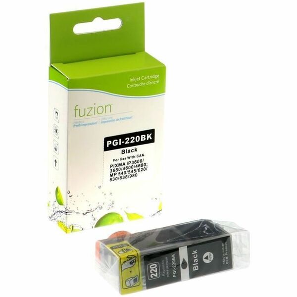 fuzion Inkjet Ink Cartridge PGI-220BK - Black Pack - 350 Pages